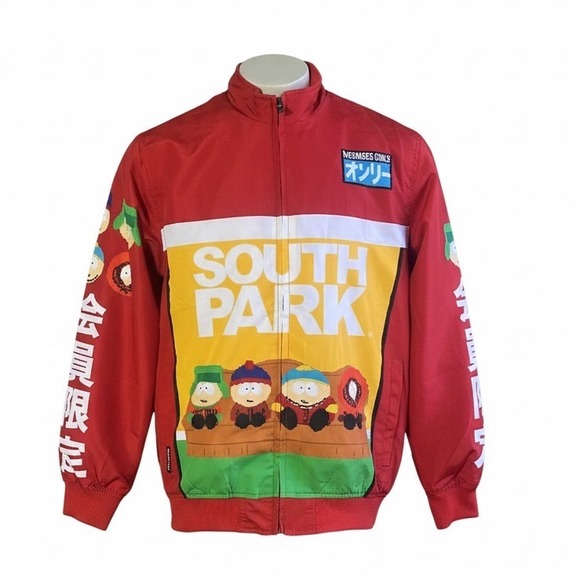 Members Only Other - Members Only South Park Mens Red Windbreaker Jacket MN019417 L New